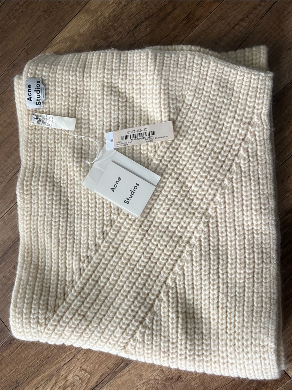NWT Acne Studios Hana Wool Chunky Scarf O/S